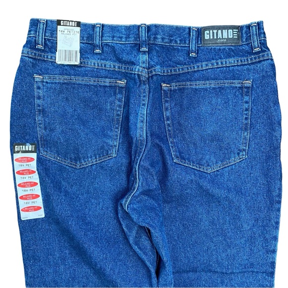 Gitano Vintage Mom Jeans Petite Relaxed Fit Straight Leg Denim Sz 18W Petite - Picture 8 of 11